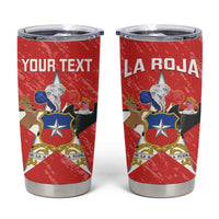 Custom Chile Football Tumbler Cup Vamos La Roja