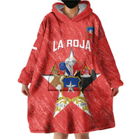 Custom Chile Football Wearable Blanket Hoodie Vamos La Roja