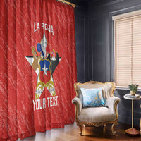 Custom Chile Football Window Curtain Vamos La Roja