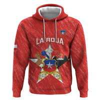 Custom Chile Football Zip Hoodie Vamos La Roja