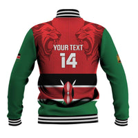 Custom Kenya Football Baseball Jacket Come On Harambee Stars