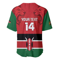 Custom Kenya Football Baseball Jersey Come On Harambee Stars