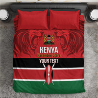 Custom Kenya Football Bedding Set Come On Harambee Stars