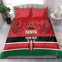 Custom Kenya Football Bedding Set Come On Harambee Stars