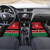 Custom Kenya Football Car Mats Come On Harambee Stars