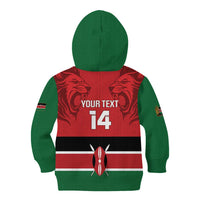 Custom Kenya Football Kid Hoodie Come On Harambee Stars