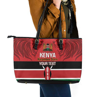 Custom Kenya Football Leather Tote Bag Come On Harambee Stars