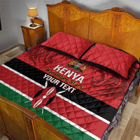 Custom Kenya Football Quilt Bed Set Come On Harambee Stars