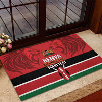Custom Kenya Football Rubber Doormat Come On Harambee Stars