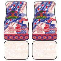 Afro-Haitians Proud Car Mats Haiti Coat Of Arms Dashiki