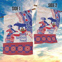 Afro-Haitians Proud Garden Flag Haiti Coat Of Arms Dashiki