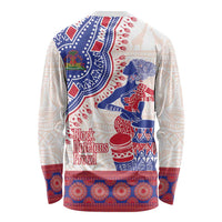 Afro-Haitians Proud Long Sleeve Shirt Haiti Coat Of Arms Dashiki