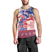 Afro-Haitians Proud Men Tank Top Haiti Coat Of Arms Dashiki