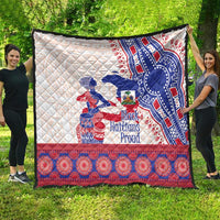 Afro-Haitians Proud Quilt Haiti Coat Of Arms Dashiki