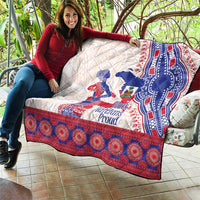 Afro-Haitians Proud Quilt Haiti Coat Of Arms Dashiki