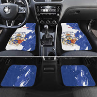Personalised Saint-Domingue Car Mats Coat Of Arms Grunge Style