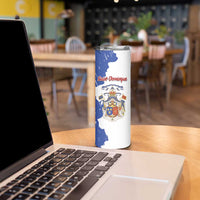 Personalised Saint-Domingue Skinny Tumbler Coat Of Arms Grunge Style