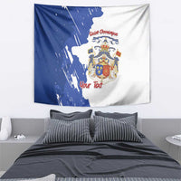 Personalised Saint-Domingue Tapestry Coat Of Arms Grunge Style