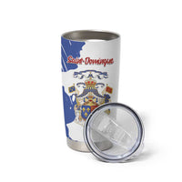 Personalised Saint-Domingue Tumbler Cup Coat Of Arms Grunge Style