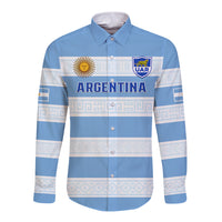 Argentina Rugby Long Sleeve Button Shirt Los Pumas 2023 Go Champions Unique Style - Wonder Print Shop
