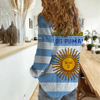 Argentina Rugby Women Casual Shirt Los Pumas 2023 Go Champions Unique Style - Wonder Print Shop