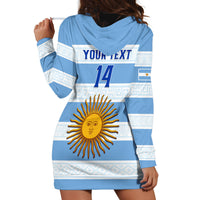 Personalised Argentina Rugby Hoodie Dress Los Pumas 2023 Go Champions Unique Style - Wonder Print Shop