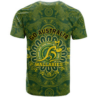 Australia Rugby T Shirt Wallabies 2023 Go Champions Indigenous Art - Wonder Print Shop