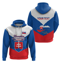 Personalised 17 July Slovakia Independence Day Hoodie Proud To Be Slovensko - Wonder Print Shop
