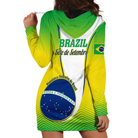 Brazil Hoodie Dress Sete de Setembro Happy Independence Day - Wonder Print Shop