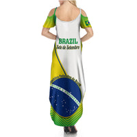 Women’s green and white maxi dress with open back, off-shoulder sleeves, and print