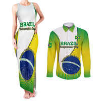 Matching tank maxi dress and long-sleeve button shirt set, green gradient print