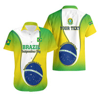 Custom Brazil Hawaiian Shirt Sete de Setembro Happy Independence Day - Wonder Print Shop