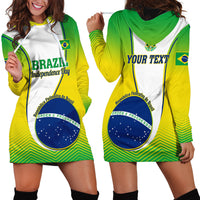 Custom Brazil Hoodie Dress Sete de Setembro Happy Independence Day - Wonder Print Shop