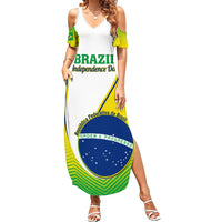 Custom Brazil Summer Maxi Dress Sete de Setembro Happy Independence Day - Wonder Print Shop
