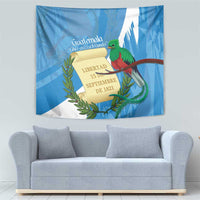 Guatemala Independence Day Tapestry Coat Of Arms With Resplendent Quetzal Grunge Style - Wonder Print Shop