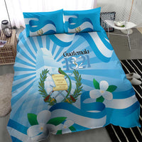 Guatemala Independence Day Bedding Set Since 1821 Coat Of Arms With Tikal - Wonder Print Shop