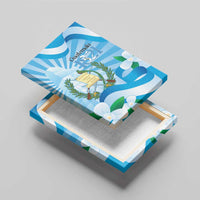 Guatemala Independence Day Canvas Wall Art Since 1821 Coat Of Arms With Tikal - Wonder Print Shop