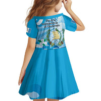 Guatemala Independence Day Family Matching Summer Maxi Dress and Hawaiian Shirt Since 1821 Coat Of Arms With Tikal - Wonder Print Shop