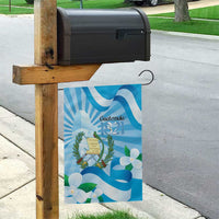 Guatemala Independence Day Garden Flag Since 1821 Coat Of Arms With Tikal - Wonder Print Shop