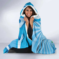Guatemala Independence Day Hooded Blanket Since 1821 Coat Of Arms With Tikal