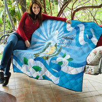 Guatemala Independence Day Quilt Since 1821 Coat Of Arms With Tikal - Wonder Print Shop