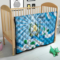 Guatemala Independence Day Quilt Since 1821 Coat Of Arms With Tikal - Wonder Print Shop