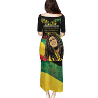 Legend Bob Buffalo Soldier Family Matching Puletasi and Hawaiian Shirt American Heroes Reggae Style - Wonder Print Shop