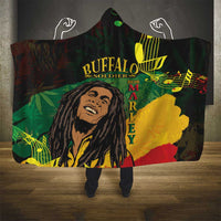 Legend Bob Buffalo Soldier Hooded Blanket American Heroes Reggae Style