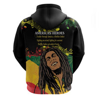 Legend Bob Buffalo Soldier Hoodie American Heroes Reggae Style - Wonder Print Shop