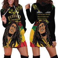 Legend Bob Buffalo Soldier Hoodie Dress American Heroes Reggae Style - Wonder Print Shop