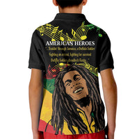 Legend Bob Buffalo Soldier Kid Polo Shirt American Heroes Reggae Style - Wonder Print Shop