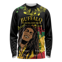 Legend Bob Buffalo Soldier Long Sleeve Shirt American Heroes Reggae Style - Wonder Print Shop