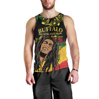 Legend Bob Buffalo Soldier Men Tank Top American Heroes Reggae Style - Wonder Print Shop