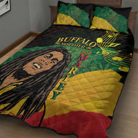 Legend Bob Buffalo Soldier Quilt Bed Set American Heroes Reggae Style - Wonder Print Shop